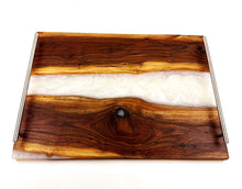 Lee and Briget's Custom XXL Walnut Epoxy Resin River Serving Tray
