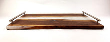 Lee and Briget's Custom XXL Walnut Epoxy Resin River Serving Tray