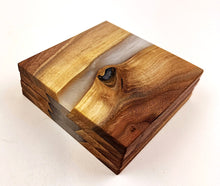 Walnut Epoxy Resin River Coasters (set of 4)