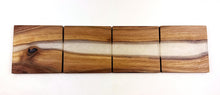 Walnut Epoxy Resin River Coasters (set of 4)