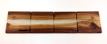 Walnut Epoxy Resin River Coasters (set of 4)