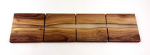 Walnut Epoxy Resin River Coasters (set of 4)