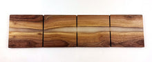 Walnut Epoxy Resin River Coasters (set of 4)