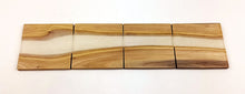 Walnut Epoxy Resin River Coasters (set of 4)