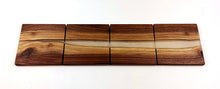 Walnut Epoxy Resin River Coasters (set of 4)