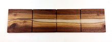 Walnut Epoxy Resin River Coasters (set of 4)