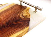 Walnut Epoxy Resin River Serving Tray