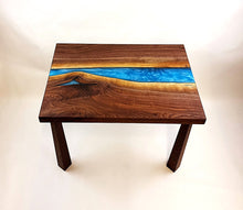 Joe's Custom Walnut Epoxy Resin River Coffee Table