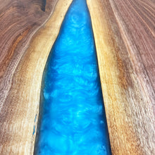 Joe's Custom Walnut Epoxy Resin River Coffee Table