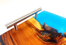 Applewood Burl Epoxy Resin Serving Tray