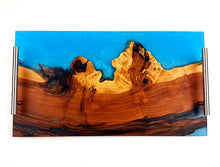 Applewood Burl Epoxy Resin Serving Tray