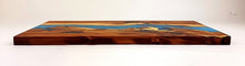 Applewood Burl Epoxy Resin River Charcuterie Board
