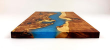 Applewood Burl Epoxy Resin River Charcuterie Board
