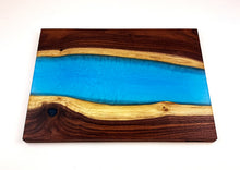 Walnut Epoxy Resin River Charcuterie Board