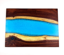 Walnut Epoxy Resin River Charcuterie Board