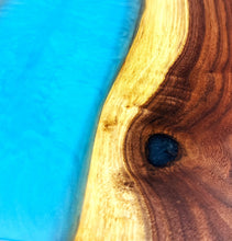 Walnut Epoxy Resin River Charcuterie Board