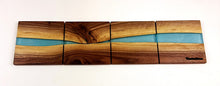 Walnut Epoxy Resin River Coasters (set of 4)