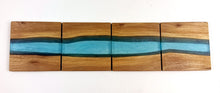 Walnut Epoxy Resin River Coasters (set of 4)