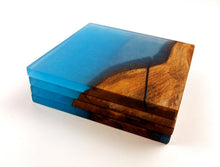 Applewood Epoxy Resin Coasters (set of 4)