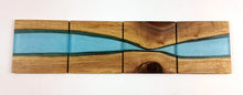 Walnut Epoxy Resin River Coasters (set of 4)