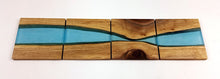 Walnut Epoxy Resin River Coasters (set of 4)