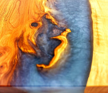 Applewood Epoxy Resin River Charcuterie Board