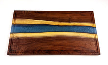 Walnut Epoxy Resin River Cutting board