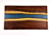 Walnut Epoxy Resin River Cutting board
