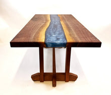 Walnut Epoxy Resin River Coffee Table