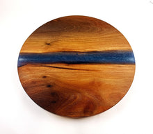 Walnut Epoxy Resin River Lazy Susan