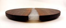 Walnut Epoxy Resin River Lazy Susan