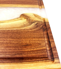 Walnut Epoxy Resin River Cutting Board