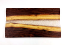 Walnut Epoxy Resin River Charcuterie Board