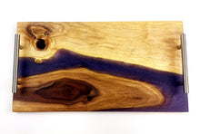 Walnut Epoxy Resin River Serving Tray