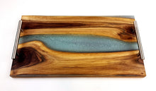 Walnut Epoxy Resin River Serving Tray