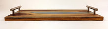Walnut Epoxy Resin River Serving Tray