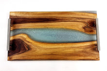 Walnut Epoxy Resin River Serving Tray