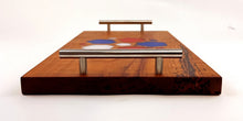 Cherry Epoxy resin Soccer Serving Tray