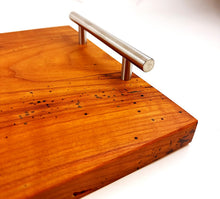 Cherry Epoxy resin Soccer Serving Tray