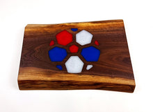 Live Edge Walnut soccer charcuterie Board
