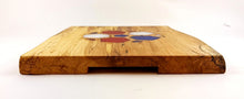 Live Edge Spalted Maple Epoxy Resin Soccer Charcuterie Board