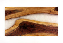 Walnut Epoxy Resin River Charcuterie Board