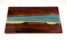 Walnut Epoxy Resin River Charcuterie Board