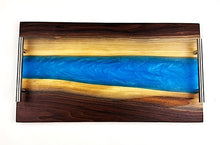 Steve's Walnut Epoxy Resin River Serving Tray