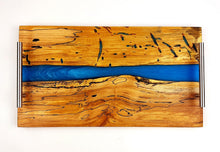 Kate's Spalted Maple Epoxy Resin River Serving Tray