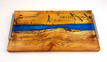 Kate's Spalted Maple Epoxy Resin River Serving Tray