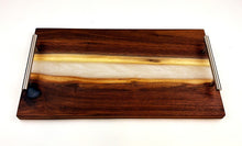 Walnut Epoxy Resin River Serving Tray
