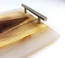 Walnut Epoxy Resin Serving Tray