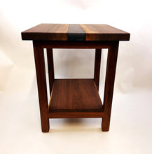 Lee's Custom Walnut Epoxy Resin River End Table