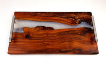 Janice's Custom Applewood Epoxy Resin Charcuterie Board and Serving Tray Set